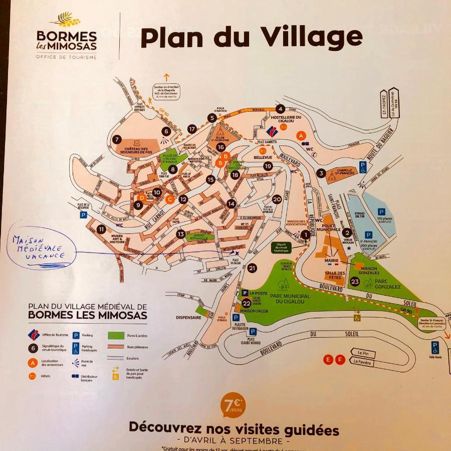 Maison De Vacances Medievale Bormes-Les-Mimosas Village Bormes-les-Mimosas Exterior foto